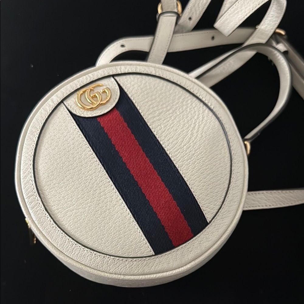 Brand new Gucci Ophidia Leather Round backpack Bag - Picture 3 of 8